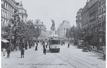 Rue du temple et Place de la République - Paris 3