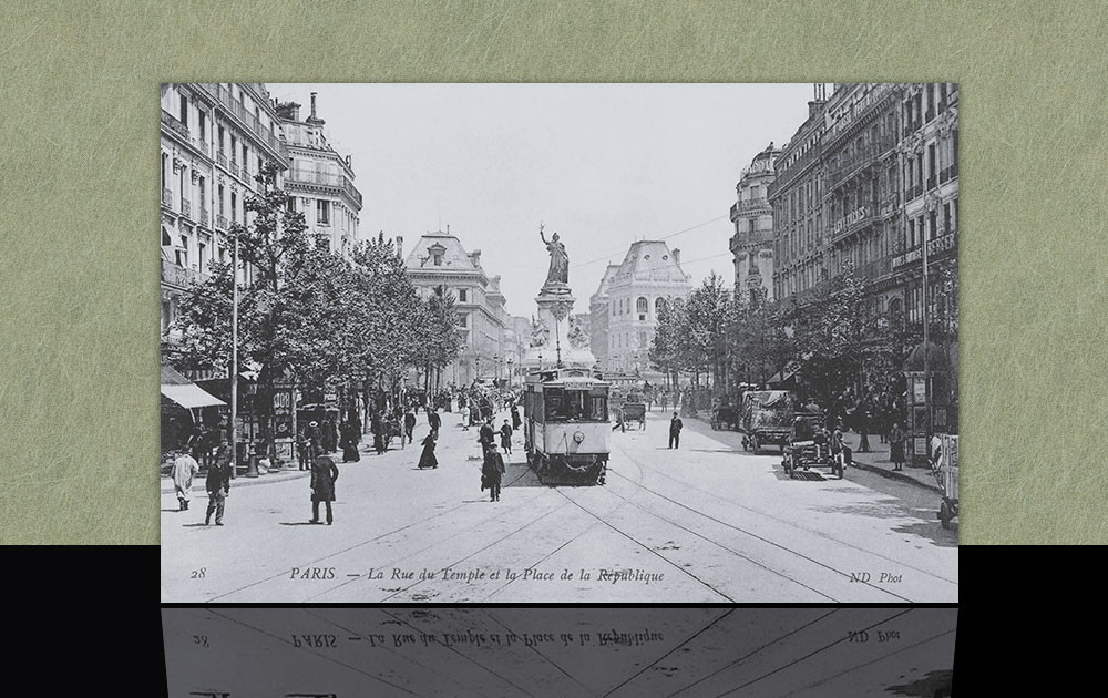 Rue du temple et Place de la République - Paris 3