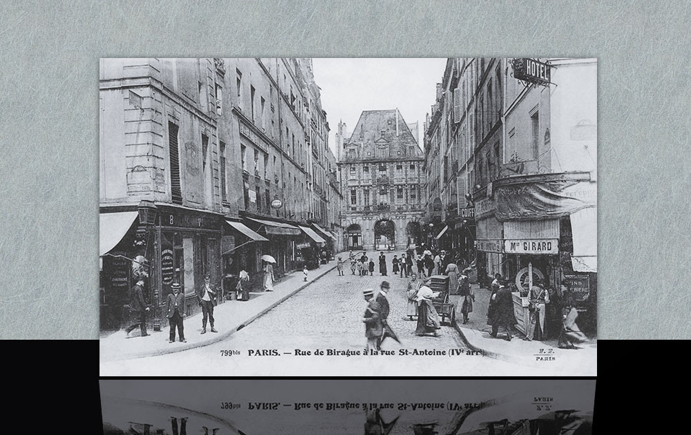 Rue de Birague à la rue St-Antoine - Paris 4