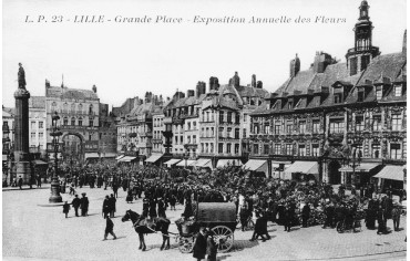 Grande Place de Lille, le marché aux fleurs