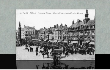 Grande Place de Lille, le marché aux fleurs