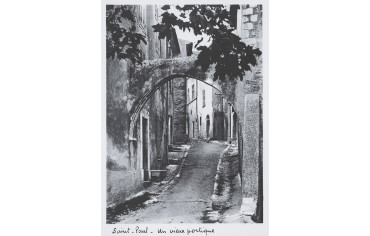 Un vieux portique - Saint-Paul-de-Vence